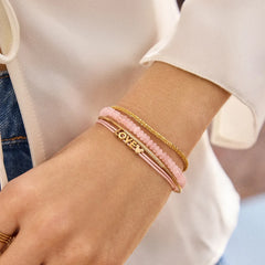 Disney Mickey Mouse Custom Cord Bracelet - Light Pink
