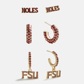 Florida State University Slogan Earring Set - Florida State University