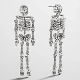 Drop Dead Hottie Earrings - Silver