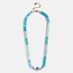 Disney Stitch Semi-Precious Necklace - Blue