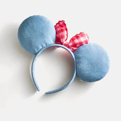Disney Minnie Mouse Denim Ears Headband - Minnie Mouse Denim Ears
