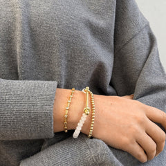 Eileen Beaded Bracelet - Pink Multi
