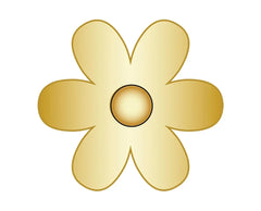 Flower Icon - Gold