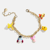 Disney Winnie the Pooh Charm Bracelet - Gold