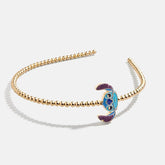 Disney Stitch Kids’ Headband - Gold/Blue