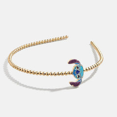 Disney Stitch Kids’ Headband - Gold/Blue