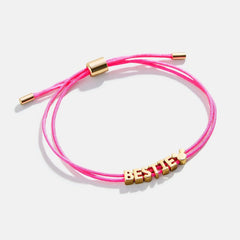 Disney Mickey Mouse Custom Cord Bracelet - Hot Pink