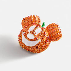 Disney Mickey Mouse Glow-In-The-Dark 3D Pumpkin Pin - Orange