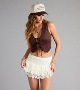 Country Crush Tie-Front Vest