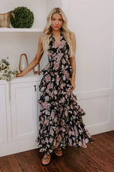 Botanical Bliss Tiered Maxi Dress