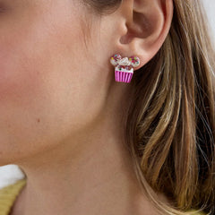 Disney Mickey Mouse Cupcake Earrings - Disney Cupcake Earrings