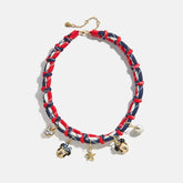 Disney Americana Charm Necklace - Red/White/Blue