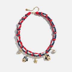 Disney Americana Charm Necklace - Red/White/Blue