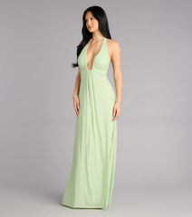 Kendall Mesh A-Line Formal Dress