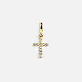 Faith Cluster Charm - Bezel Cross