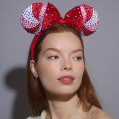 Disney Minnie Mouse Peppermint Ears Headband - Minnie Mouse Peppermint Ears