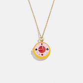 Disney Alice in Wonderland Locket - Gold/Multi