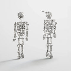 Drop Dead Hottie Earrings - Mini Silver
