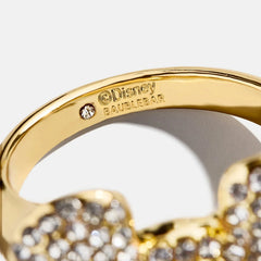 Disney Mickey Mouse Pavé Bubble Ring - Gold/Pavé