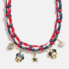 Disney Americana Charm Necklace - Red/White/Blue