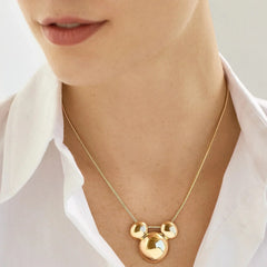 Disney Mickey Mouse Bubble Necklace - Gold