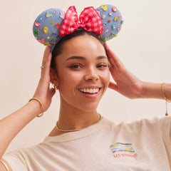 Disney Minnie Mouse Denim Ears Headband - Minnie Mouse Denim Ears