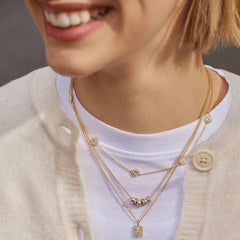 Divine & Protected Necklace - Smiley Face