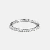 Diana Sterling Silver Eternity Ring - 2MM Stones