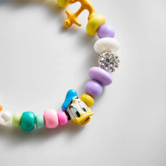 Disney Donald Duck Beaded Multicolored Charm Bracelet - Donald Duck
