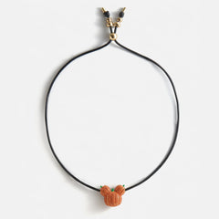 Disney Mickey Mouse Pumpkin Cord Necklace - Orange