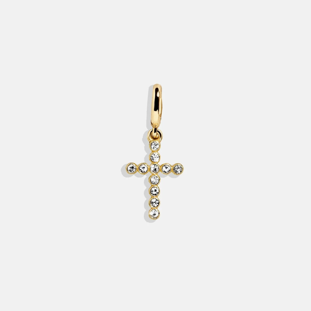 Faith Cluster Charm - Bezel Cross