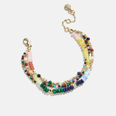 Disney Mickey Mouse Semi-Precious Layered Bracelet - Dark Multi