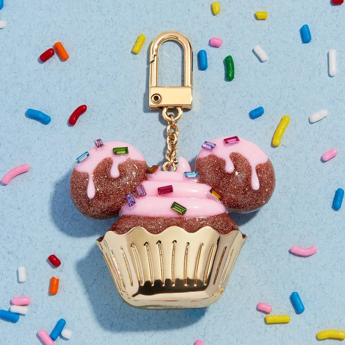 Disney Mickey Mouse Cupcake Bag Charm - Disney Cupcake Bag Charm