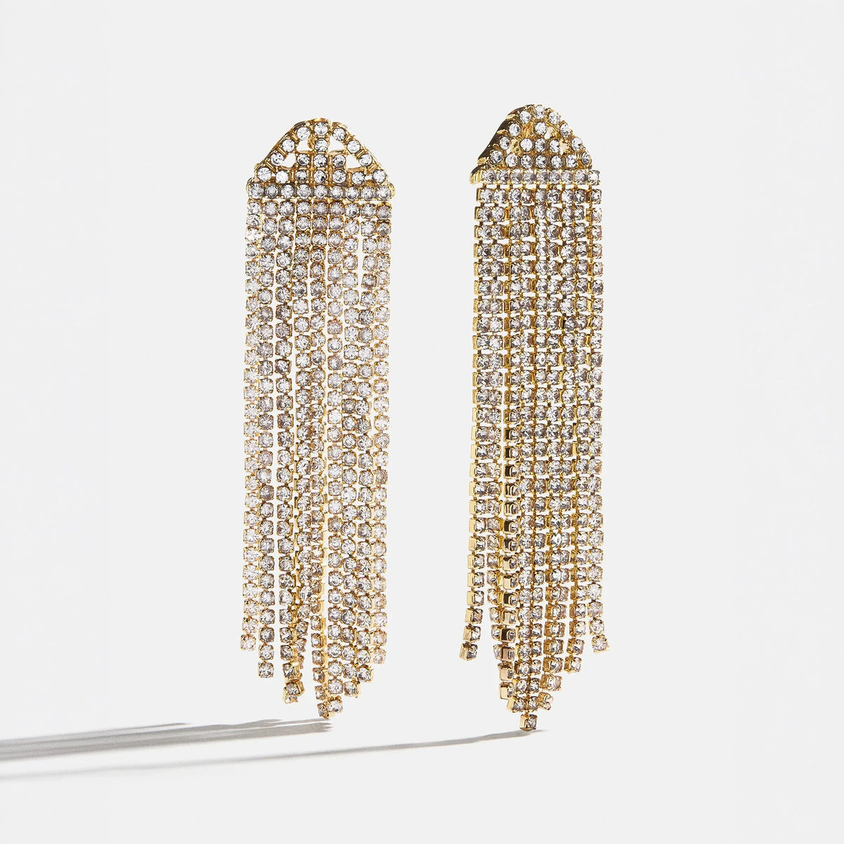 Deirdre Earrings - Gold/Pavé