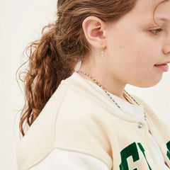 Fiona Kids' Drop Earrings - Gold/Pavé