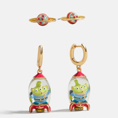 Disney Pixar Pizza Palace Earring Set - Alien