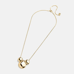 Disney Mickey Mouse Bubble Necklace - Gold