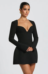 Regina Mini Dress - Black