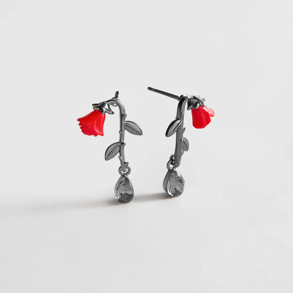 Dead Romantic Rose Earrings