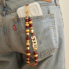 Florida State University Beaded Bandana Phone Charm - Florida State University
