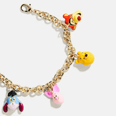 Disney Winnie the Pooh Charm Bracelet - Gold