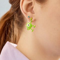 Disney Pixar Monsters, Inc. Earrings - Mike Wazowski