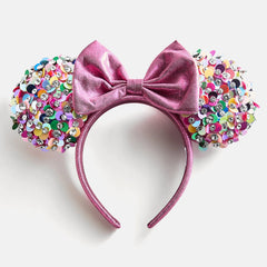 Disney Minnie Mouse Sequin Ears Headband - Minnie Mouse Sequin Ears