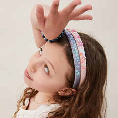 Flower Power Kids' Headband - Blue
