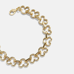 Disney Mickey Mouse Repeating Outline Bracelet - Gold