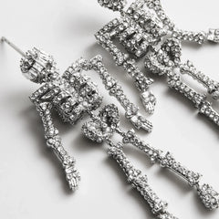 Drop Dead Hottie Earrings - Mini Silver