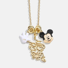 Disney Mickey Mouse Cluster Charm Necklace - Mickey Mouse