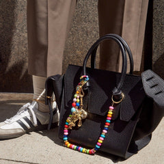Flying Colors Bag Charm - Gold/Multi