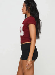 Baseline Low Rise Rib Shorts Black