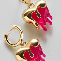 Fatal Attraction Heart Earrings
